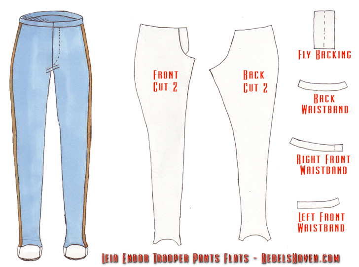 Pants Pattern Flats